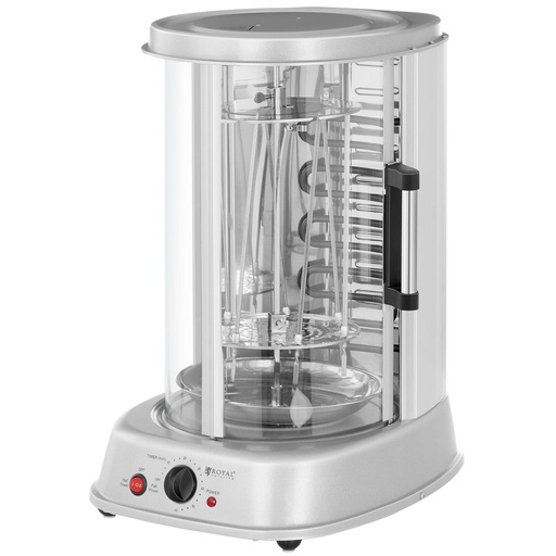 MINI toaster grill for kebab gyros vegetables vertical 3-in-1 1800W Royal Catering RCGV-1800-1