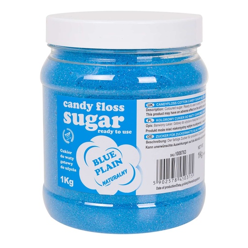 Colorful cotton candy sugar blue natural cotton candy flavor 1kg