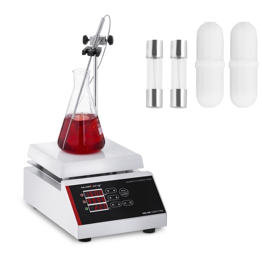 Magnetic laboratory stirrer 220deg;C timer + stirrers