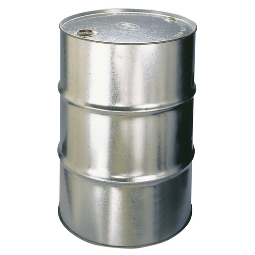 Cinkota metāla muca 200L ar 3/4'' un 2'' caurumiem, izturēta