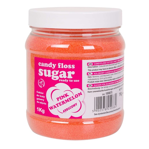 Rozā cukurvate ar arbūza aromātu 1kg