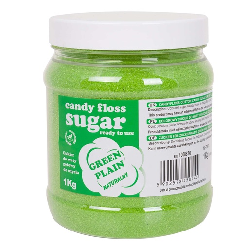 Krāsota cukurvate zaļā dabīgā cukurvate ar dabīgo cukurvates garšu 1kg