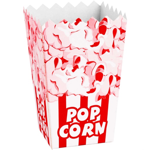 Kartona kaste PopCorn 7x14.5x9cm MEDIUM 0.75L 100gab.