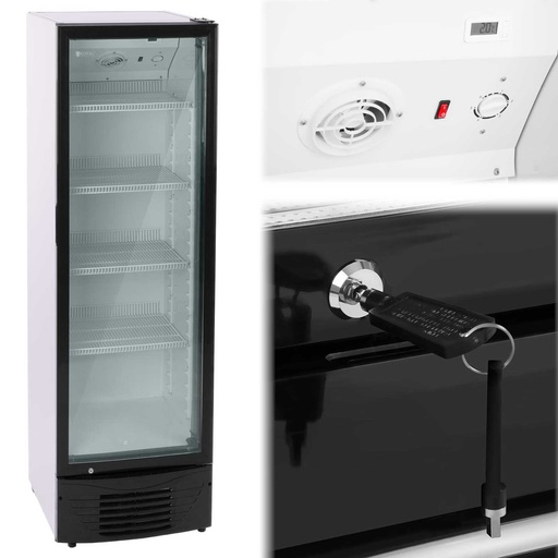 Refrigerator beverage cabinet refrigerator glazed 2-8deg;C 320L