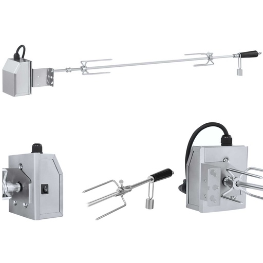 Electric rotating spit for grills 2 rpm 105cm