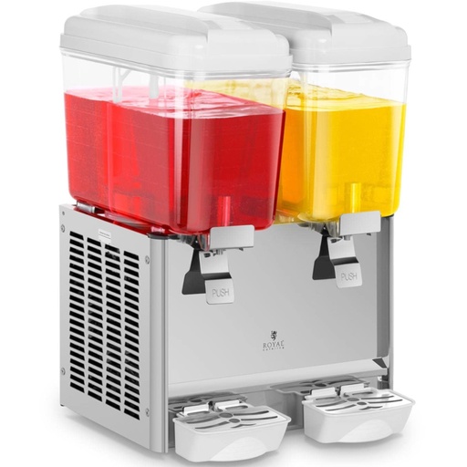 Dispenser beverage cooler juice dispenser double 2x 18L