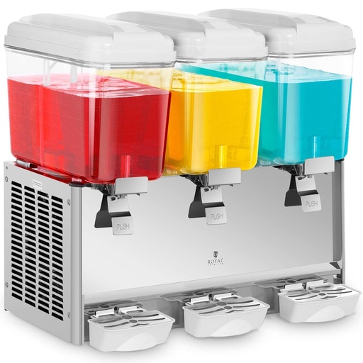 Dispenser beverage cooler juice dispenser triple 3x 18L
