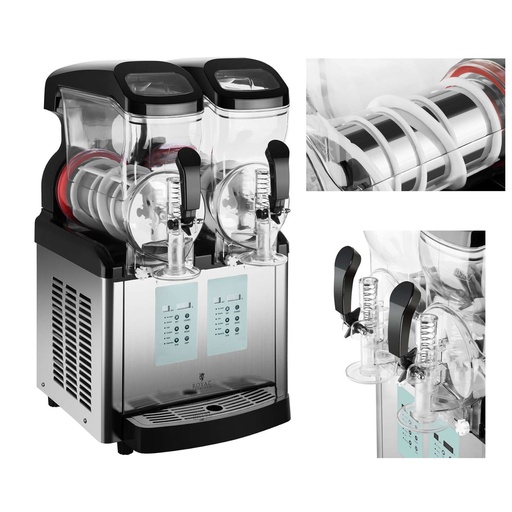 Granitor dispenser slush granita ice cream beverage machine double 2x 6L