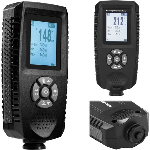 Automotive paint thickness meter range 0 - 500 µm