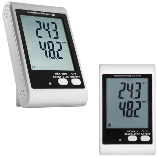 Thermohygrometer temperature and humidity logger range 0 - 100% -35 - 70deg;C USB