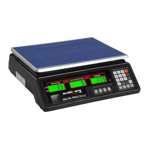 Commercial price store scale black 35kg / 2g