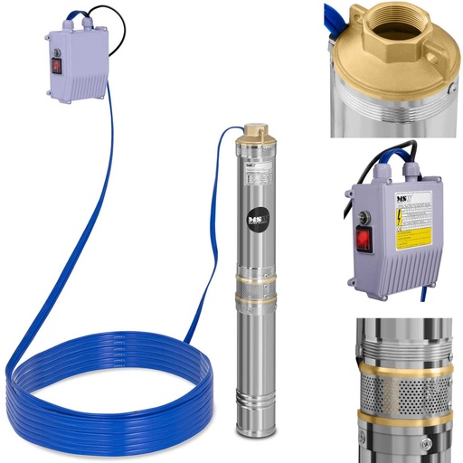 MSW 6000 L/hr submersible well pump up to 43 m
