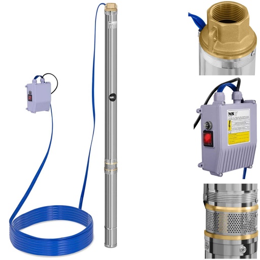 MSW 3800 L/hr submersible well pump up to 85 m