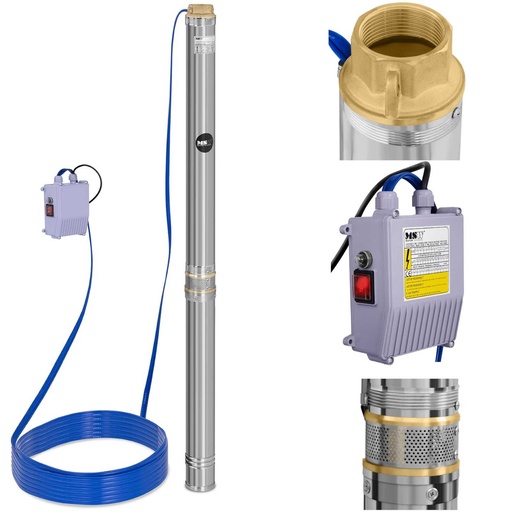 MSW 10800 L/hr submersible well pump up to 96 m
