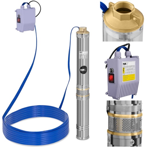 MSW 6000 L/hr submersible well pump up to 58 m