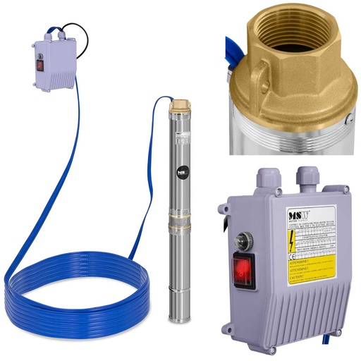 MSW 3800 L/hr submersible well pump up to 28 m