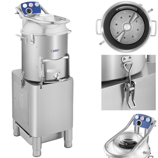 Electric catering potato peeler 21 L + Timer
