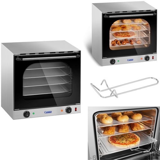 4-level convection oven 2400 W + 4 x Tray.