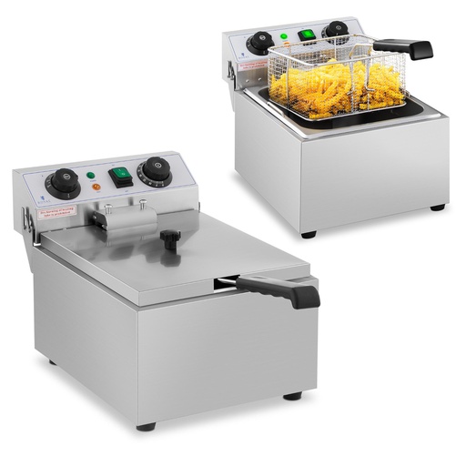 Adjustable gastronomic fryer electric TIMER 230 V 3200W 10 L