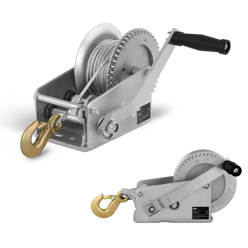 Manual crank winch with ratchet 10 m up to 2800 kg MSW