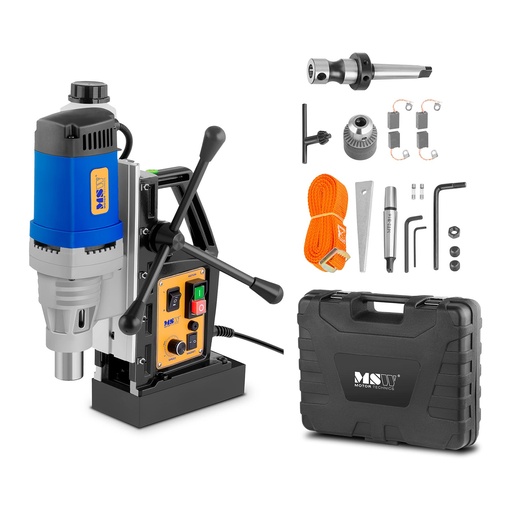 Magnetic drilling machine with magnetic foot + Suitcase 1680W MSW-MD60-PRO