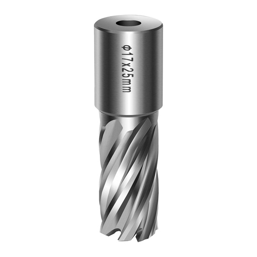 Core drill trepanning cutter steel M2 17 x 25 mm MSW-CDB-25/17