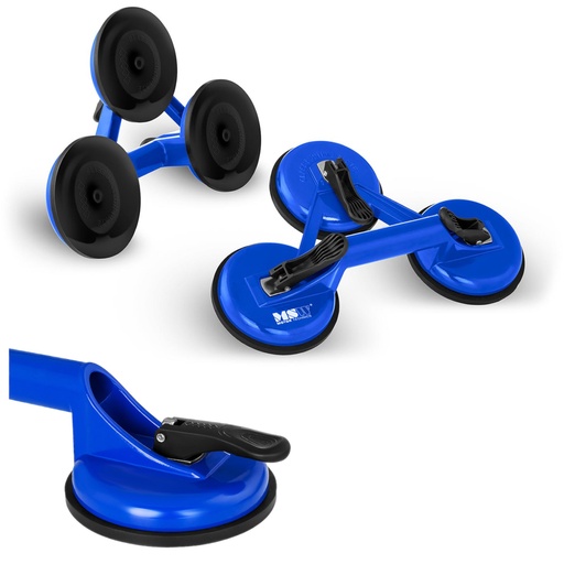 Suction cup holder for carrying glass triple load capacity up to 120 kg 2 pcs.