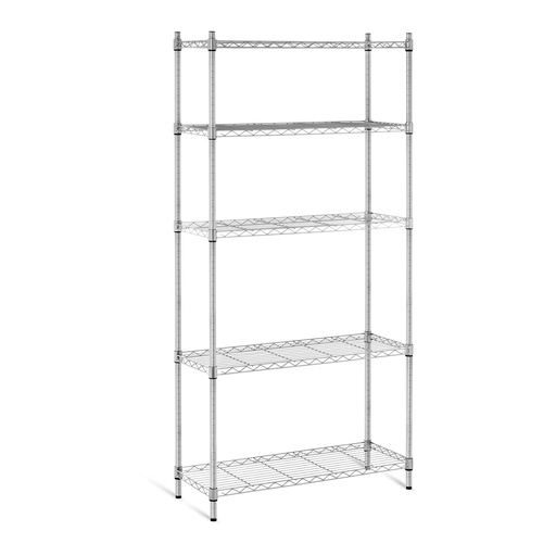 Wire openwork storage rack grey color 180x90x35cm up to 250kg