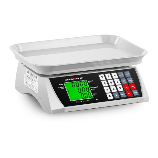 Food store counting scale with memory and piece counting function SBS-PW-301CA 30kg / 1g