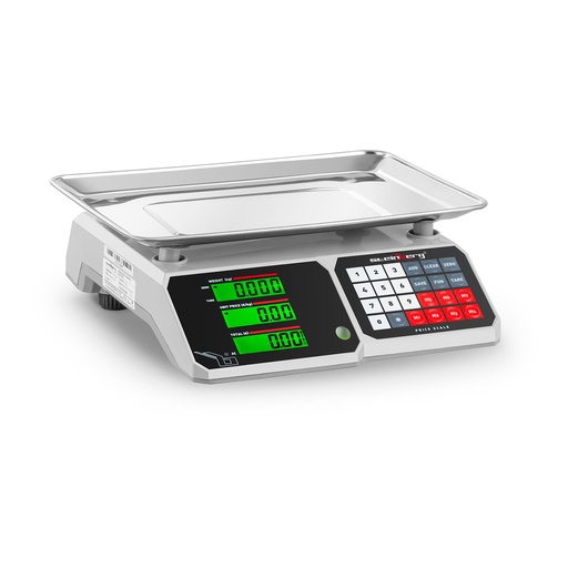 Food store counting scale with memory and piece counting function SBS-PW-301CB 30kg / 1g