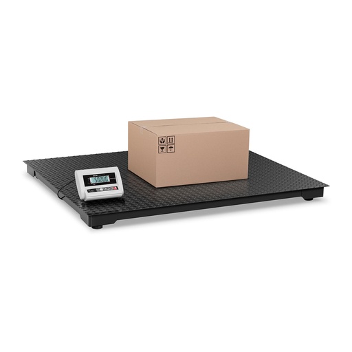 Floor storage platform scale 150x151cm power supply + battery 5000kg / 2000g