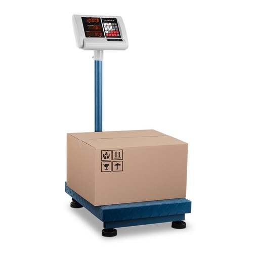 Platform warehouse counting scale folding 40x50cm power supply + battery 300kg / 50g