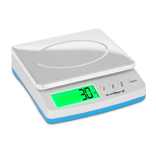 Pašto svarstyklės, tiksliai matuojančios siuntinių ir laiškų svorį 30 kg / 1 g