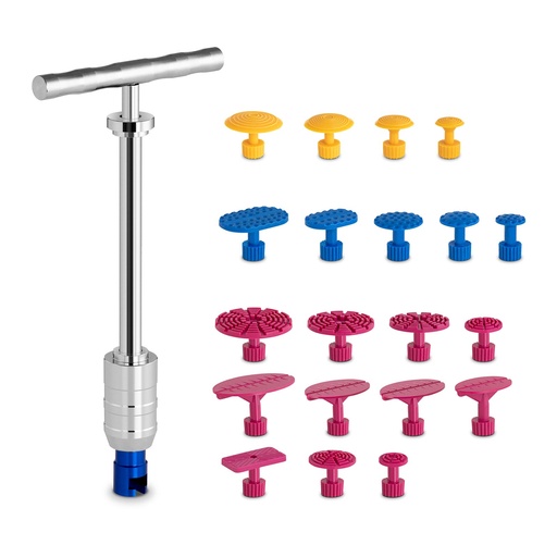 PDR repair kit inertia hammer for pulling out dents in the body - 19 items