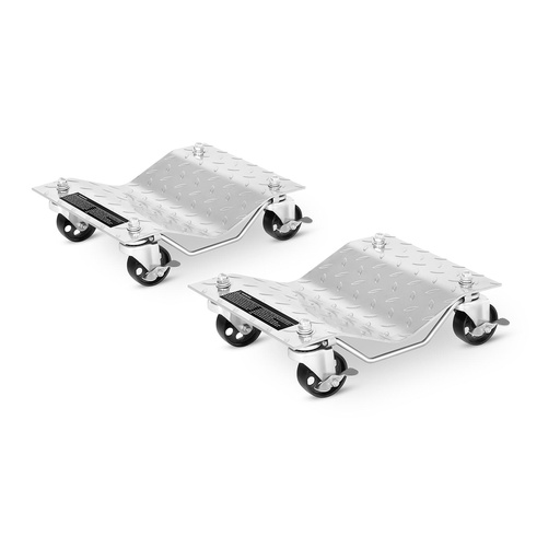Roller cart for moving vehicles of cars - KIT of 2 pcs