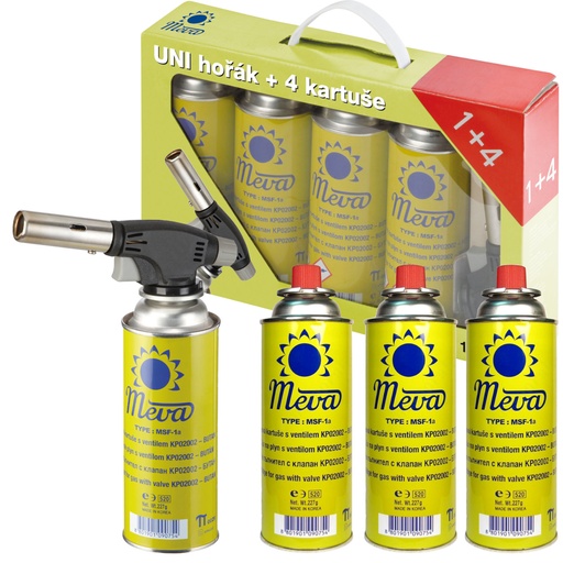 Universal catering gas burner Creme Brulle 1kW KIT