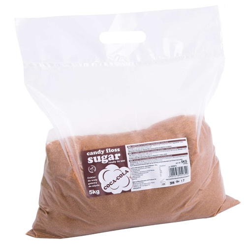 Colorful flavored cotton candy brown sugar with coca cola flavor 5kg