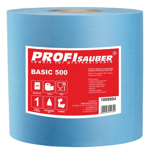 ProfiSauber BASIC 500 non-woven industrial dust-free cleaning cloth