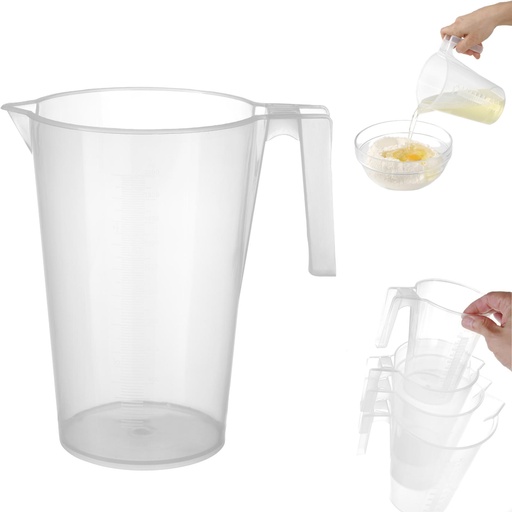 Kitchen measuring jug with polypropylene measuring cup stackable 2L - HENDI 567838
