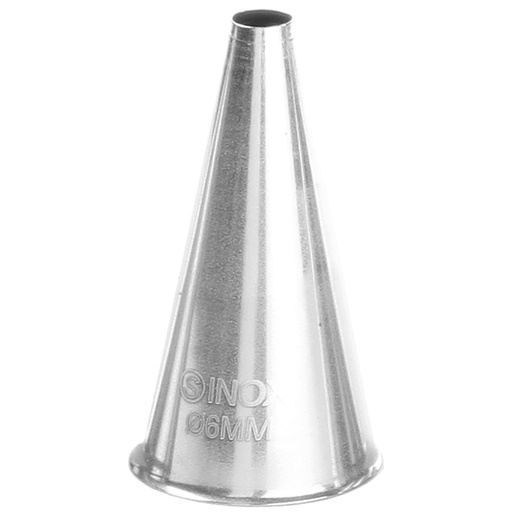 Straight end for confectionery bag sleeve 6mm diameter - HENDI 551349