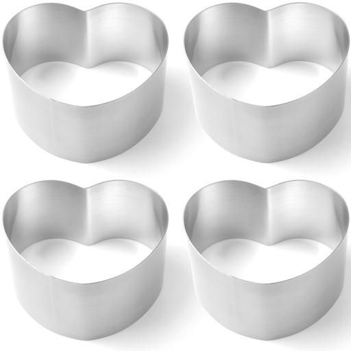 Cake cake rim SERCE - KIT of 4pcs.  - HENDI 512456