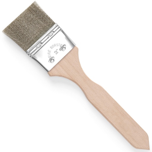 Kitchen grease brush stainless steel wire bristles wide 50x220mm - HENDI 515396