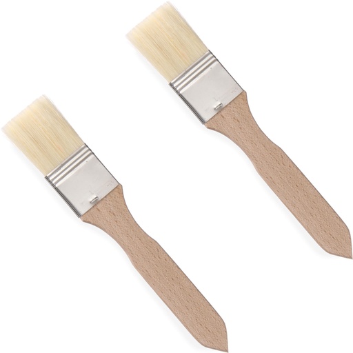 Konditerijos šepetėlis plokščiam tepimui 40x210mm KIT 2vnt. - HENDI 515327