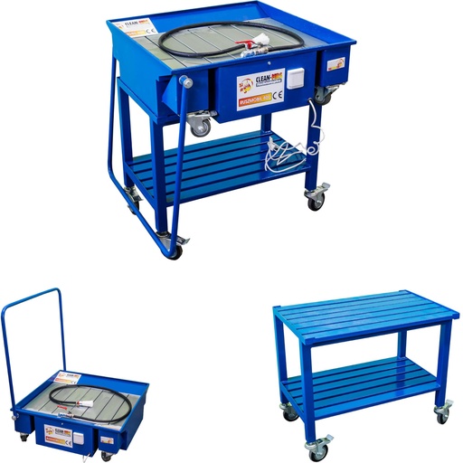 Workshop service washer for engine and chassis parts RUSZMOBIL 800 2in1