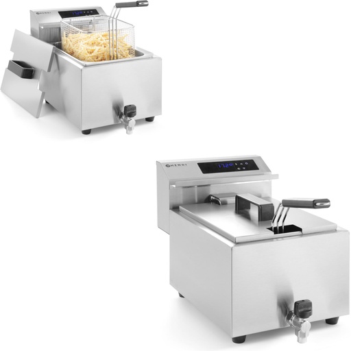 Mastercook digital panel fryer with 8L 3500W faucet