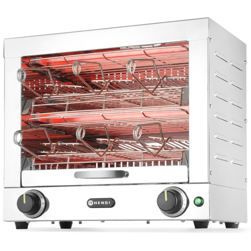 Quartz sandwich toaster with 6 handles 3000W
