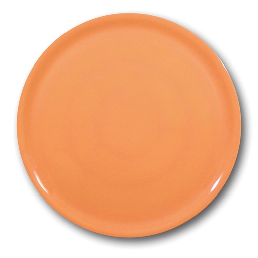 Izturīgs Speciale oranžs porcelāna picas šķīvis 330mm - 6 gab. komplekts.