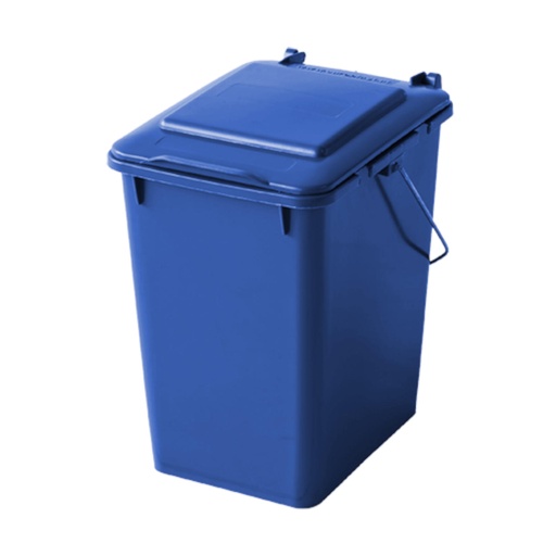 Recycle garbage can for sorting trash and garbage - blue 10L