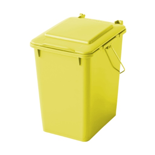 Recycle garbage can for sorting garbage and trash - yellow 10L