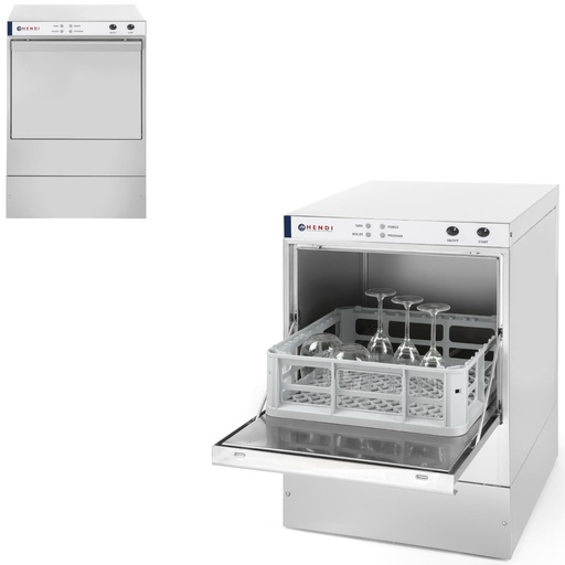 Bar dishwasher for glassware fast and economical basket 40x40cm 230V